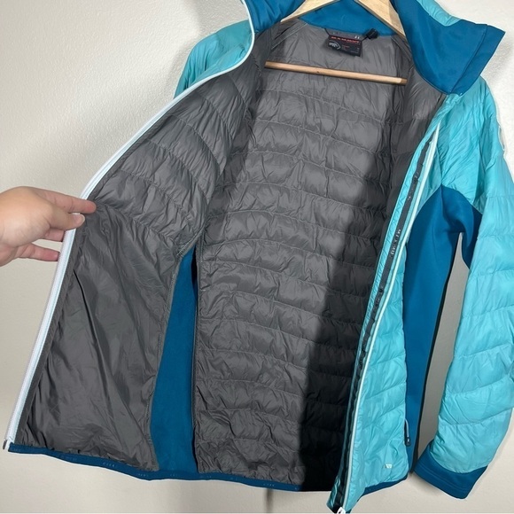 Mammut Flexidown Pertex Microlight Blue Womens Jacket Duck Down Primaloft Medium - Picture 6 of 16